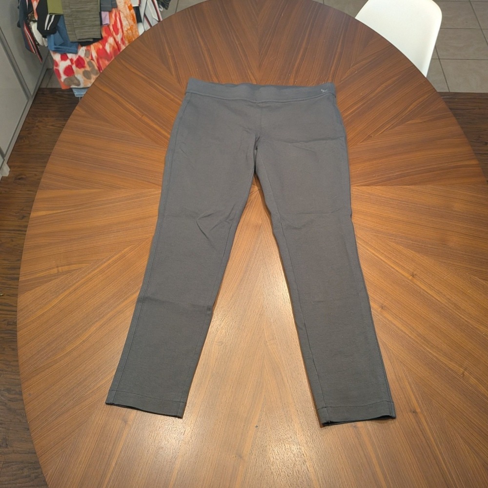 Eddie Bauer Traverse Trail Leggings Womens 10 Grey Excellent High Rise Stretch